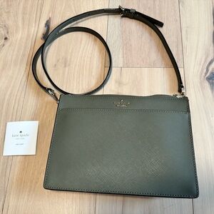 Kate Spade Olive Crossbody Bag - EUC